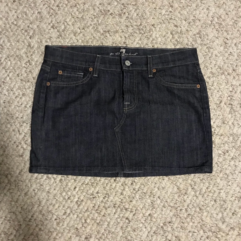 7 for All Mankind denim skirt - EUC